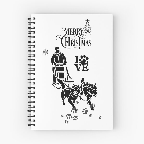 Item preview, Cute Husky Dog Sledder Sticker- Sled Dog Breeds - Merry Christmas Sled Dog - Eskimo Snow Fighter designed and sold by ArtSculpt.