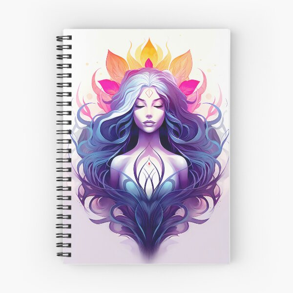 Item preview, Behold the crowned Yoni Goddess of Divine Feminine - spiritual art spirituality divine feminine well-being portrait illustration drawing designed and sold by LvSoulCreations.