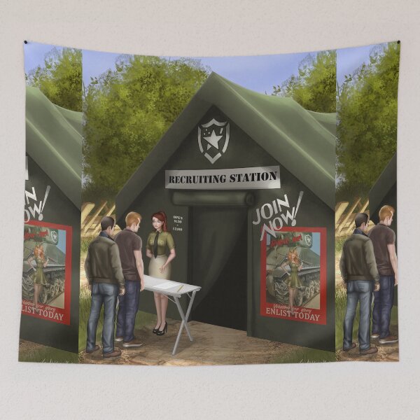 Item preview, Recruitment Center designed and sold by ladykraken.