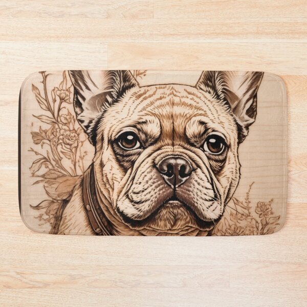 Item preview, French Bulldog: The Captivating Character of Wood (Pyro Pets Art - 014)  designed and sold by pyropetsart.