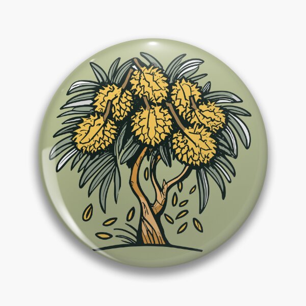 Item preview, Durian Tree Impression: Artistic Doodle designed and sold by EmeraldeaArt.