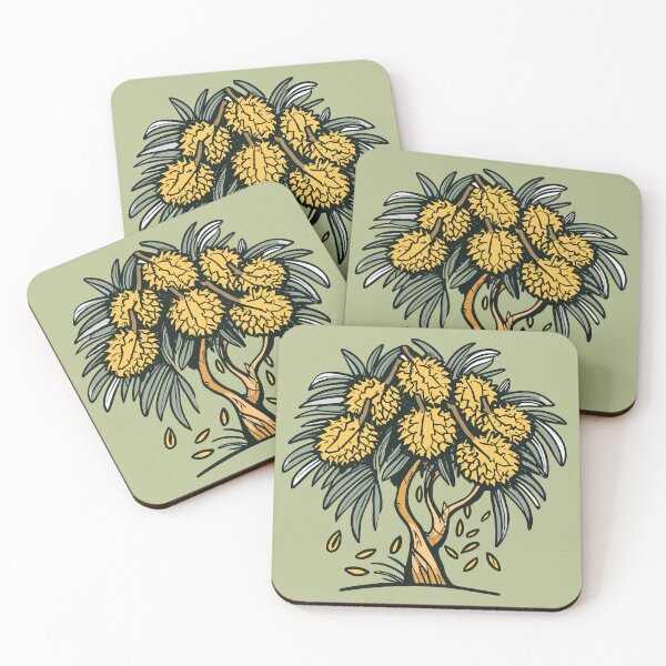 Item preview, Durian Tree Impression: Artistic Doodle designed and sold by EmeraldeaArt.