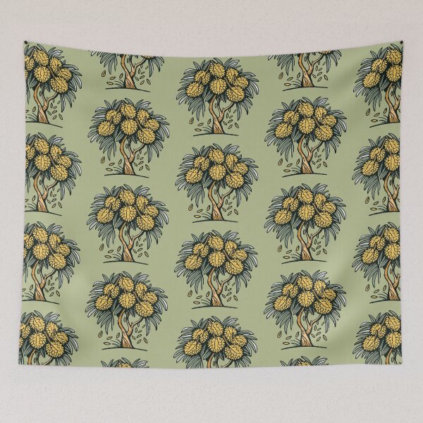 Item preview, Durian Tree Impression: Artistic Doodle designed and sold by EmeraldeaArt.