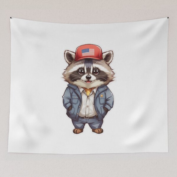 Item preview, Anerican Racoon designed and sold by LabZoidd.