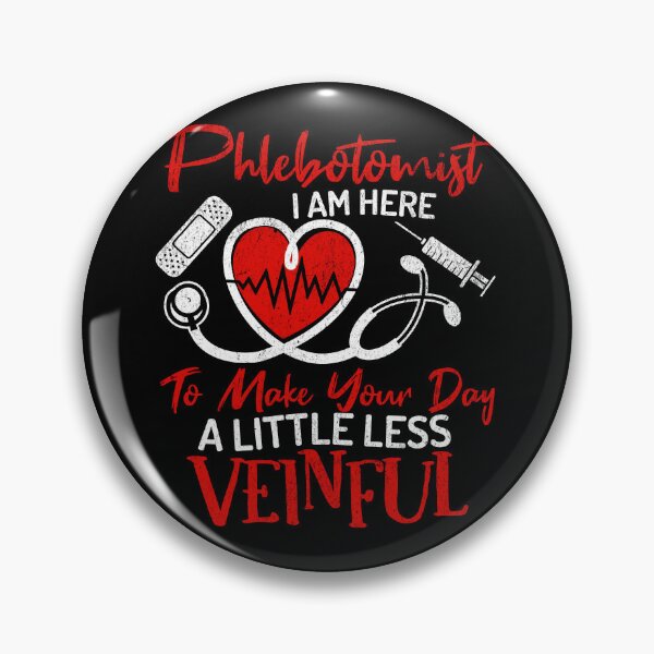 Item preview, Phlebotomist I Am Here To Make Your Day A Little Less Veinful-Phlebotomy gifts Retro Vintage Style  designed and sold by HosvPrint .s.