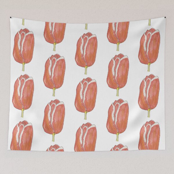Item preview, Orange and White Tulip designed and sold by Betty Mackey.