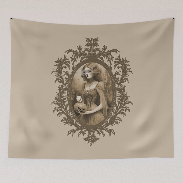 Item preview, Vintage Halloween portrait designed and sold by Myl-Design.