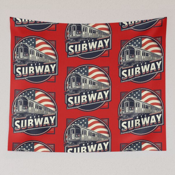 Item preview, New York Subway NYC Subway Train designed and sold by MayaDelaye.