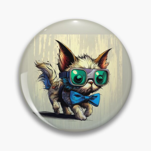 Item preview,  El cachorro de las gafas verdes y la pajarita designed and sold by Rafal Saluszewski.