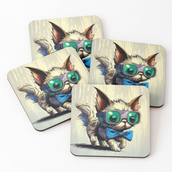 Item preview,  The Puppy with the Green Glasses and Bow Tie designed and sold by Rafal Saluszewski.