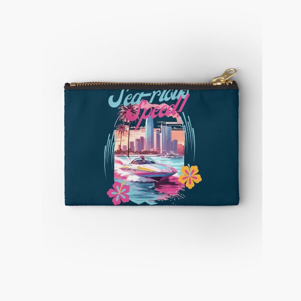 Item preview, Sea-rious Speed! - 80s Speedboat designed and sold by FlamingoVibes.