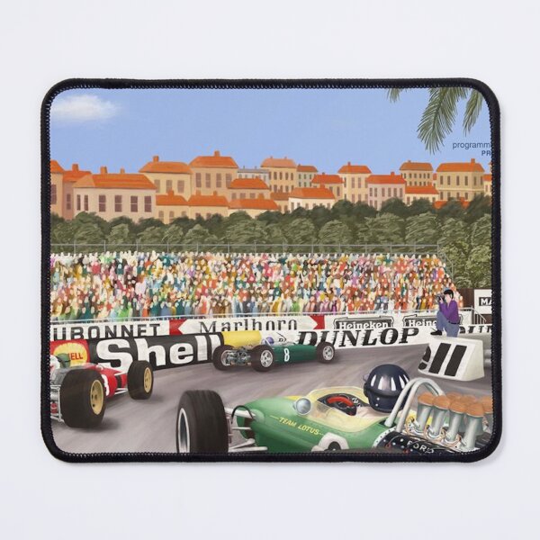 Item preview, Monaco Grand Prix 1968 Poster - Classic F1 Racing Art designed and sold by Road To Track.