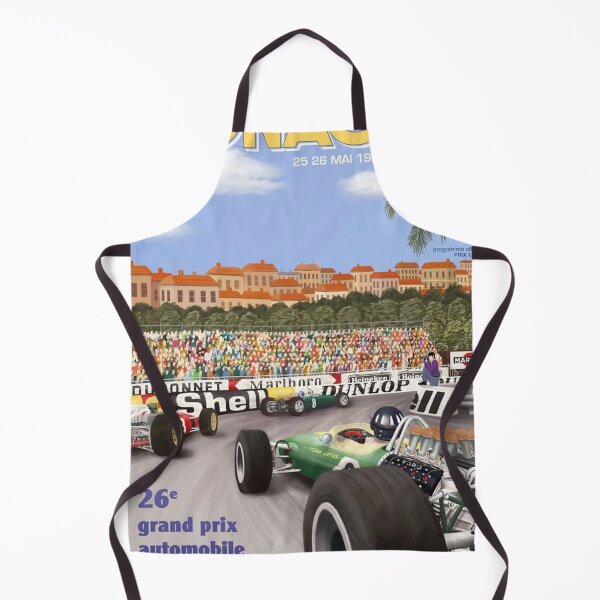 Item preview, Monaco Grand Prix 1968 Poster - Classic F1 Racing Art designed and sold by Road To Track.