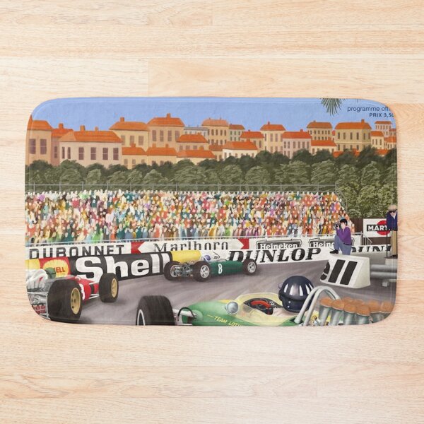Item preview, Monaco Grand Prix 1968 Poster - Classic F1 Racing Art designed and sold by Road To Track.