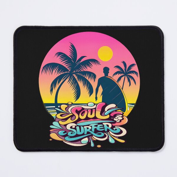 Item preview, soul surfer, retro design designed and sold by AspectArtWorks.