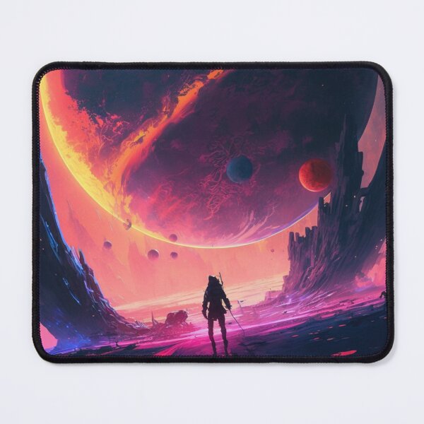 Item preview, Space Astronaut in the Neon Void Galaxy - End of the World designed and sold by artra-shop.