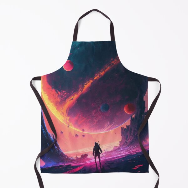 Item preview, Space Astronaut in the Neon Void Galaxy - End of the World designed and sold by artra-shop.