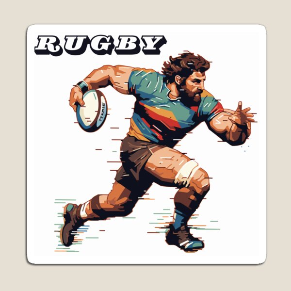 Item preview, Rugby player pixel art 3 designed and sold by Josefbaillo.