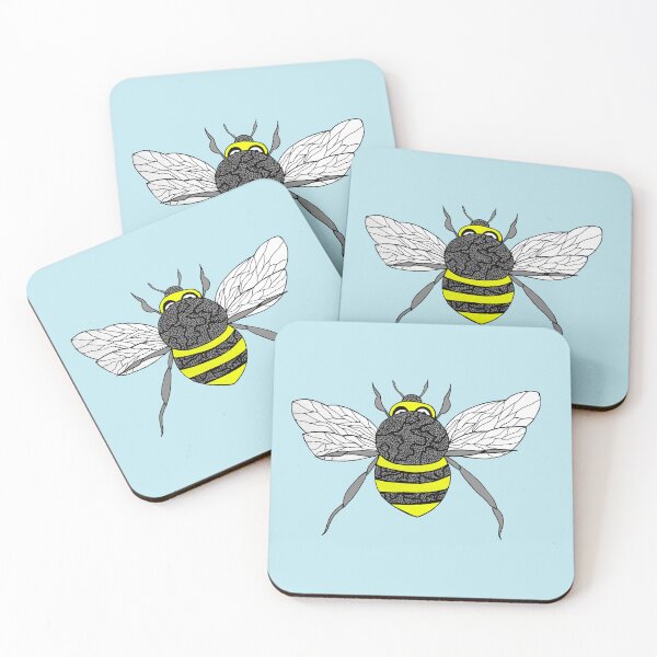 Item preview, Top View Bee Mixed Media designed and sold by Nicole Niehues.