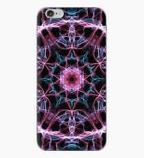 Pink & Blu Burst iPhone Case