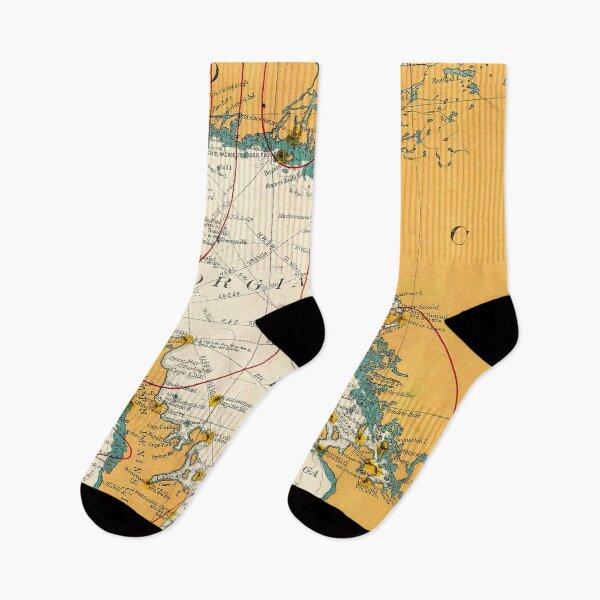 Item preview, Vintage Map of Georgian Bay and Lake Huron, Ontario, Canada designed and sold by Gin  Neko.