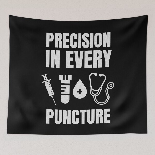 Item preview, Precision In Every Puncture-Phlebotomy gifts Retro Vintage Style  designed and sold by HosvPrint .s.