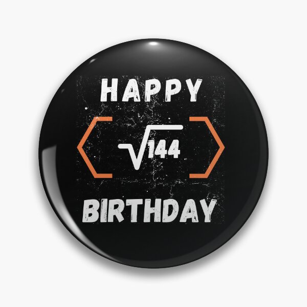 Item preview, 12TH BIRTHDAY SQUARE ROOT OF 144 FUNNY MATH 12TH BIRTHDAY FOR BOYS AND GIRLS designed and sold by kammouri.