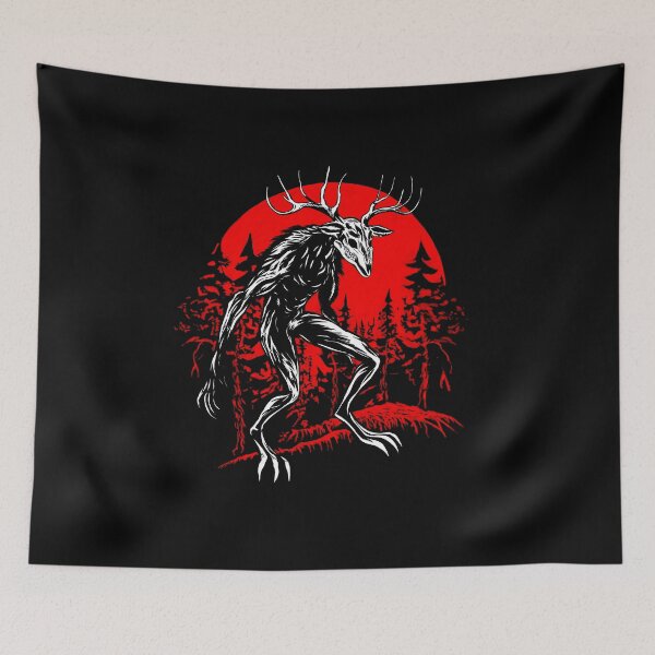 Item preview, Wendigo in the woods designed and sold by SleepingFoxy.
