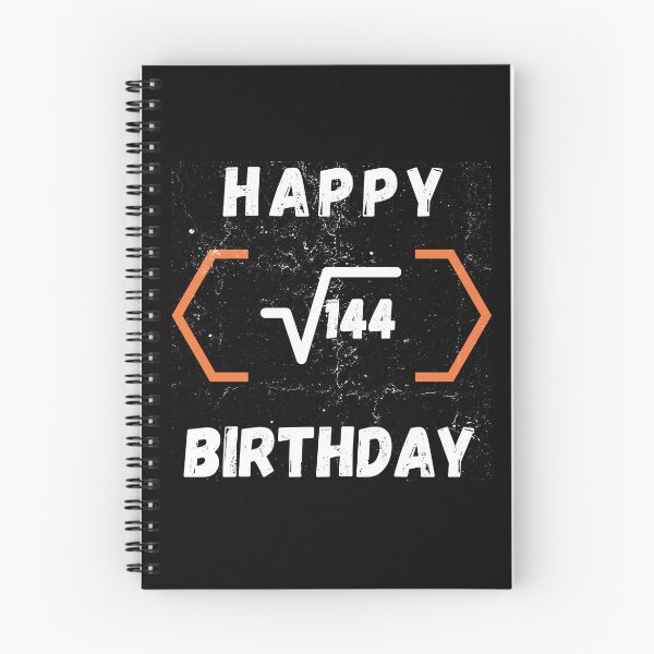 Item preview, 12TH BIRTHDAY SQUARE ROOT OF 144 FUNNY MATH 12TH BIRTHDAY FOR BOYS AND GIRLS designed and sold by kammouri.