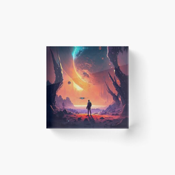 Item preview, Cyberpunk World: Space Astronaut  designed and sold by artra-shop.