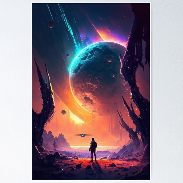 Item preview, Cyberpunk World: Space Astronaut  designed and sold by artra-shop.
