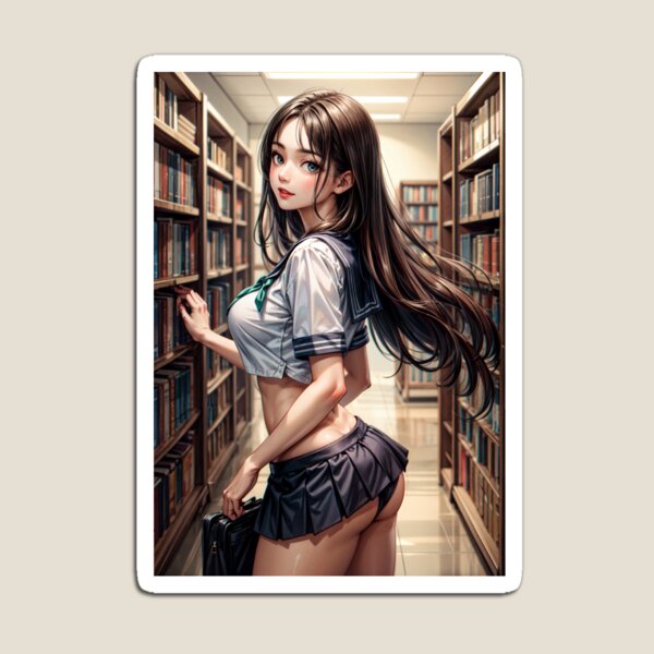 Item preview, Anime PinUp Girl: Syun Kamakado 009 (the sexy librarian) designed and sold by MtnTopAnime.