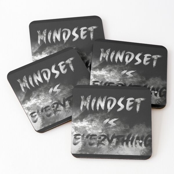 Item preview, Mindset Is Everything Motivational Wall Art Brainy Quotes About Life Encouraging Signs  designed and sold by CanvasInspire.