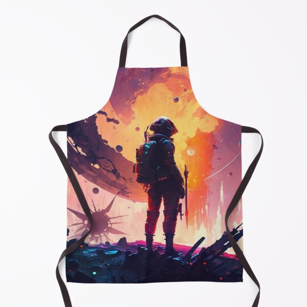 Item preview, Cyberpunk Astronaut in Space designed and sold by artra-shop.