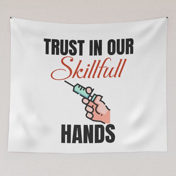 Item preview, Trust In Our Skillful Hands-Phlebotomy gifts  designed and sold by HosvPrint .s.