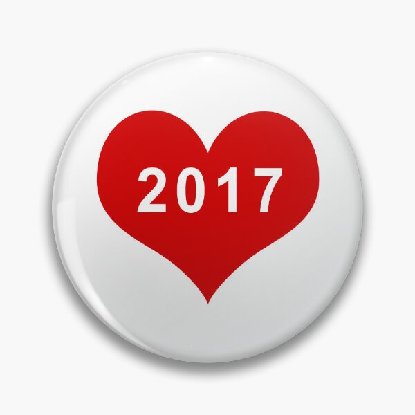 Item preview, 2017 Red Love Heart designed and sold by usernamenaijan.