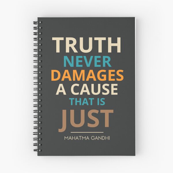 Item preview, “Truth never damages a cause that is just.”  Mahatma Gandhi designed and sold by Sketch-Shack.