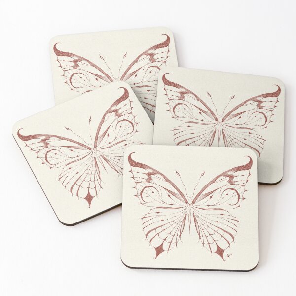 Item preview, Celestial Crimson Butterfly designed and sold by emma.designs.