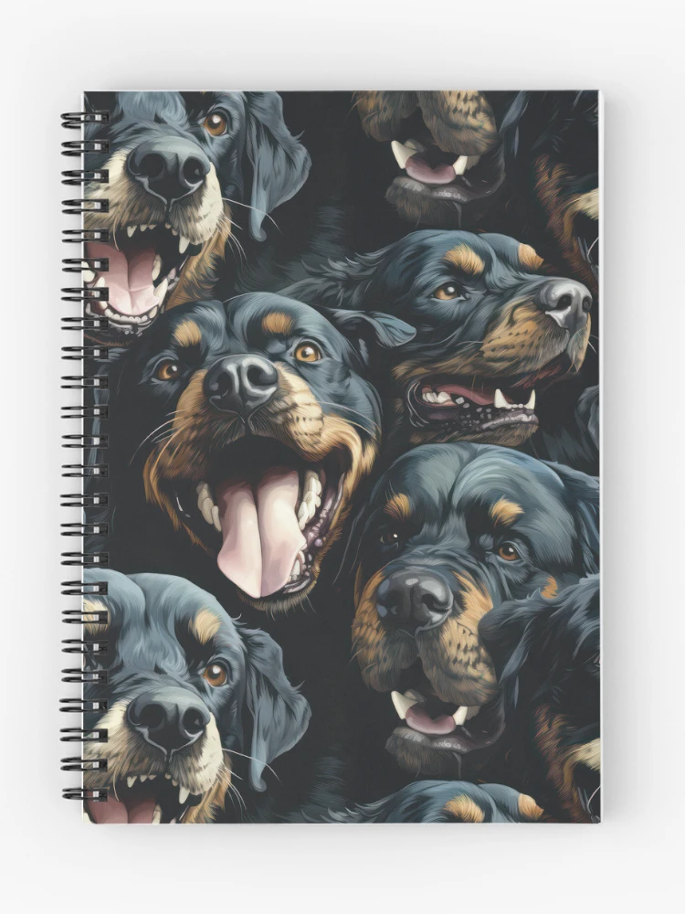 Thumbnail 1 of 3, Journal, Rowdy Rottweilers designed and sold by PatternCabinet-.