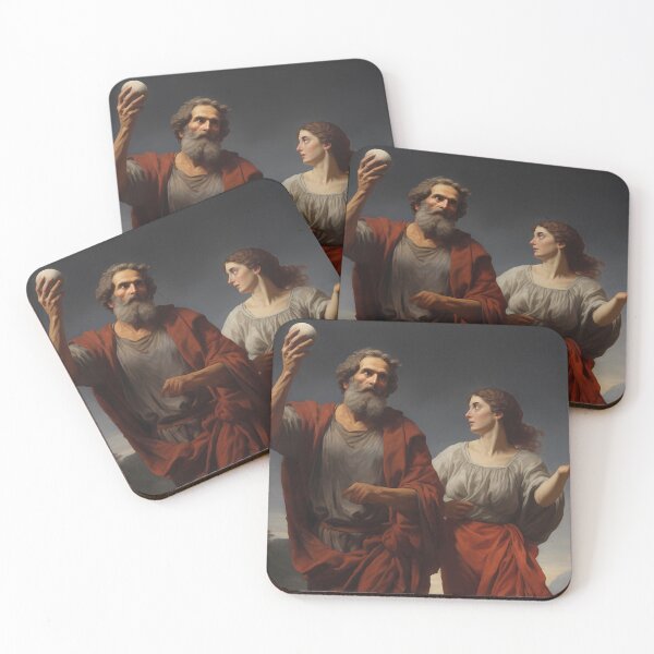 Item preview, Deucalion and Pyrrha's Exodus designed and sold by TalosGallery.