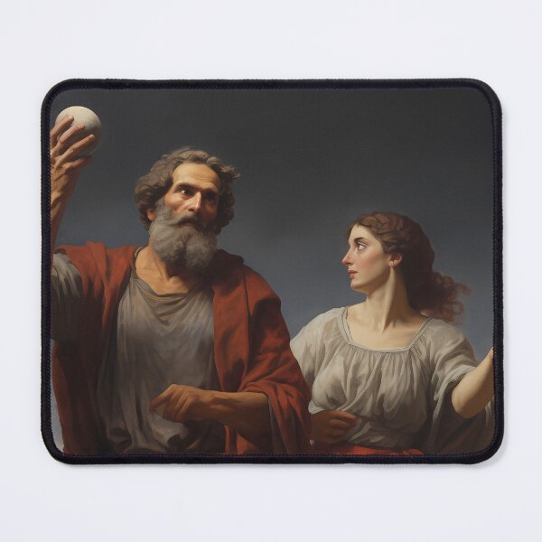 Item preview, Deucalion and Pyrrha's Exodus designed and sold by TalosGallery.