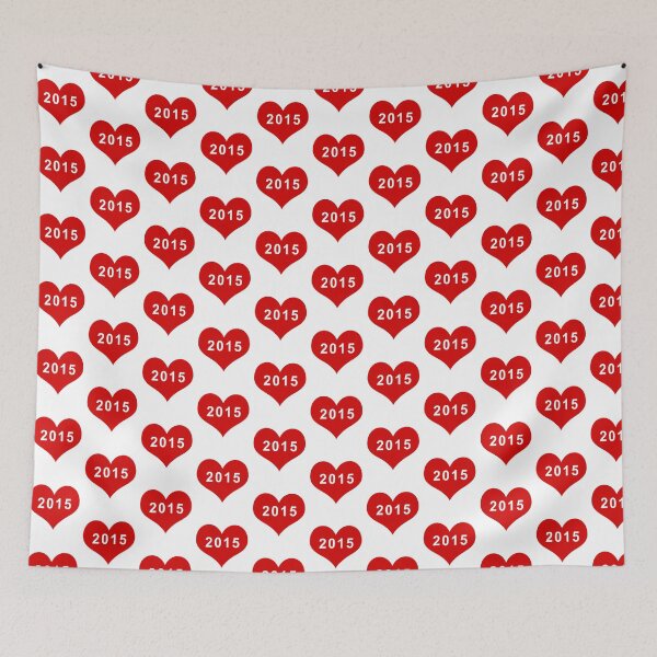 Item preview, 2015 Red Love Heart designed and sold by usernamenaijan.