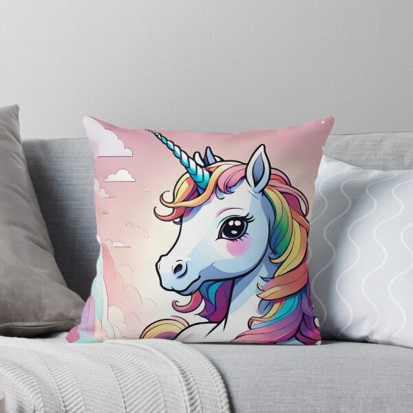 Artikelvorschau, Lustiges Cartoon-Regenbogen-Einhorn entworfen und verkauft von cArtToonShop.