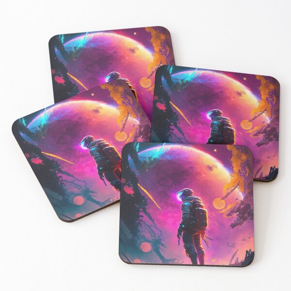 Item preview, Cyberpunk Astronaut in Apocalyptical Space designed and sold by artra-shop.