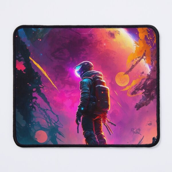 Item preview, Cyberpunk Astronaut in Apocalyptical Space designed and sold by artra-shop.