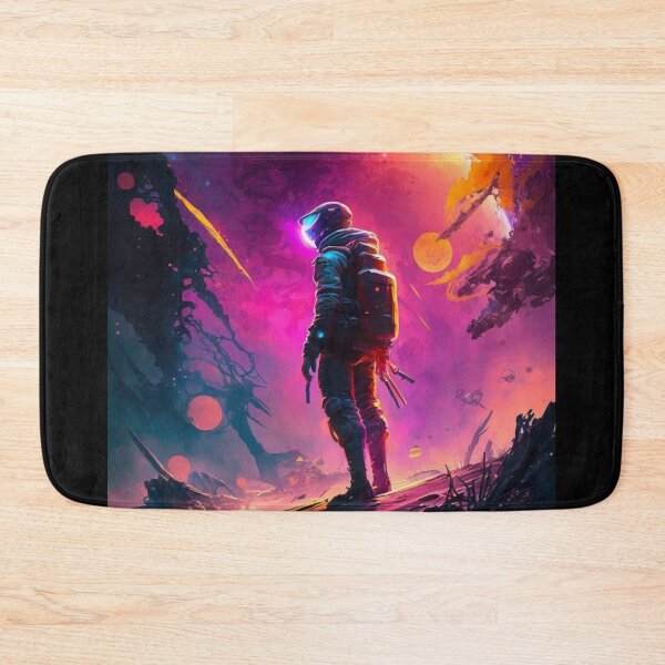 Item preview, Cyberpunk Astronaut in Apocalyptical Space designed and sold by artra-shop.