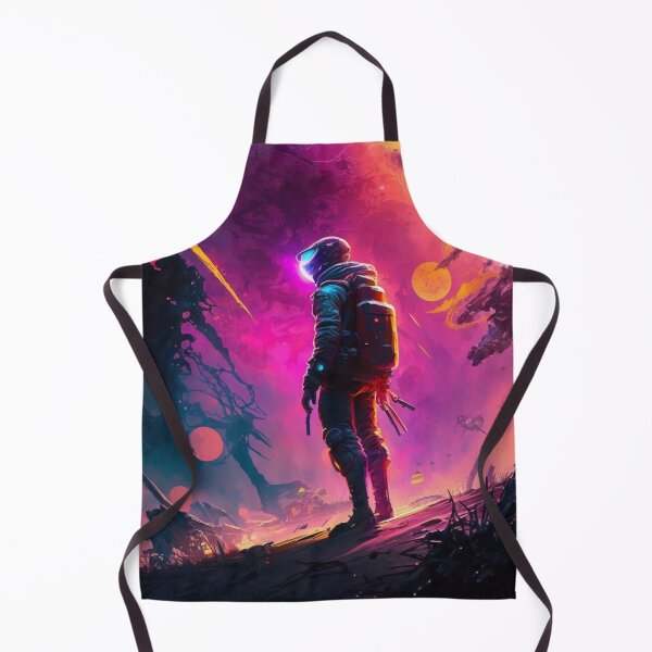 Item preview, Cyberpunk Astronaut in Apocalyptical Space designed and sold by artra-shop.