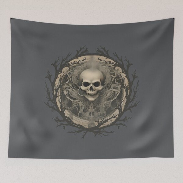 Item preview, Skull in the fog designed and sold by Myl-Design.