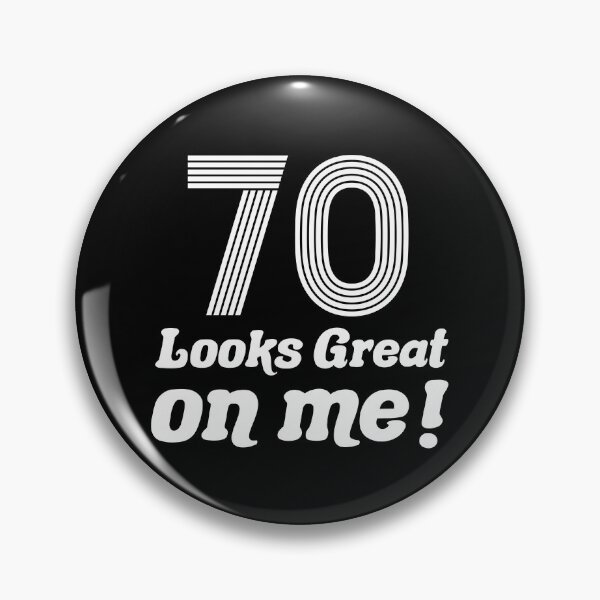 Item preview, Funny Vintage 70th Birthday (B&W) designed and sold by thepixelgarden.