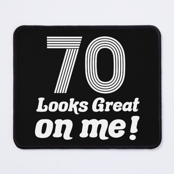 Item preview, Funny Vintage 70th Birthday (B&W) designed and sold by thepixelgarden.
